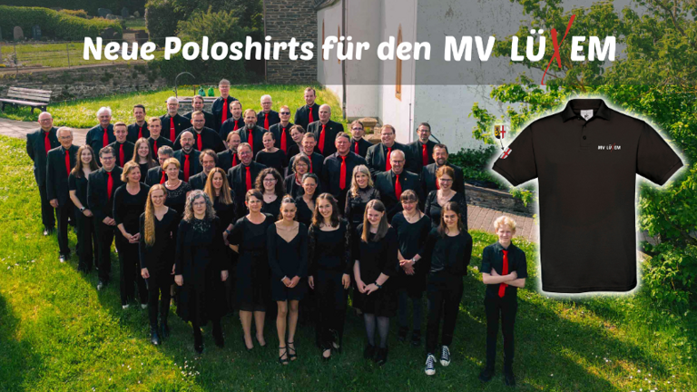 Neue Poloshirts für den MV Lüxem